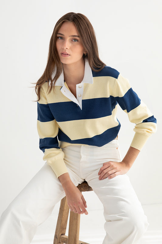 RUGBY STRIPE POLO