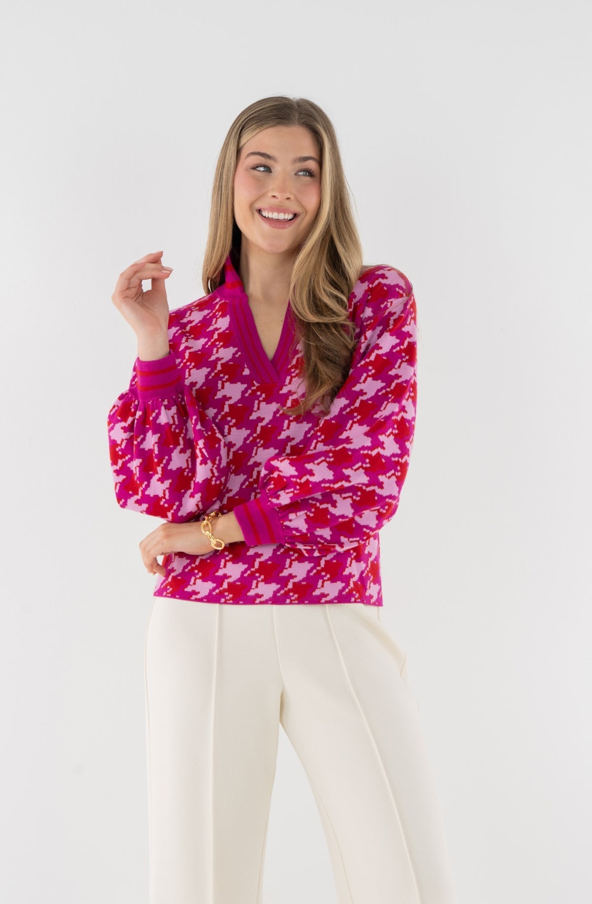 Lolli Sweater - Houndstooth