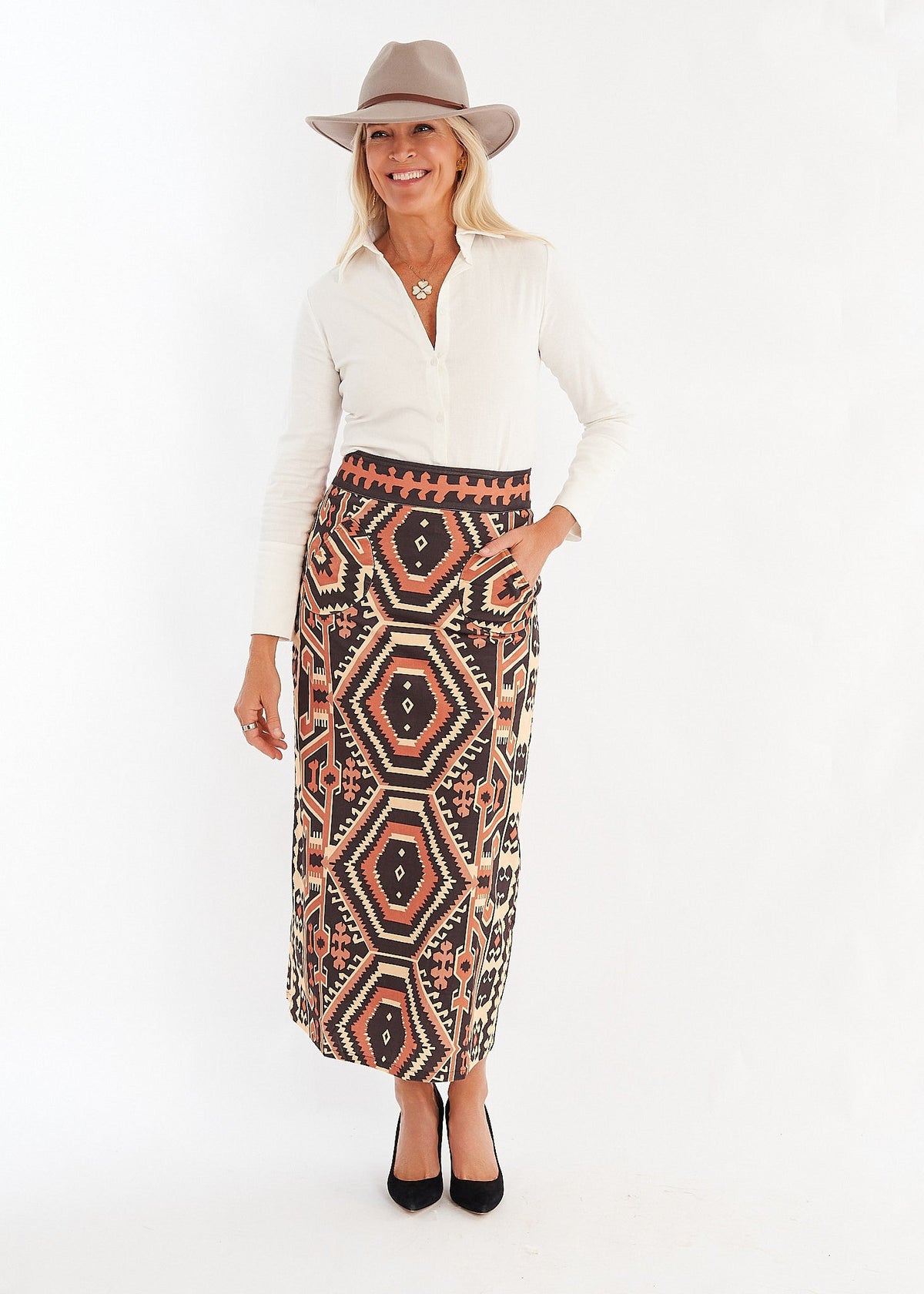 Ketchum Skirt - Kilim Biscotti